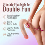Dr. Skin Plus - 14” Posable Double Dong