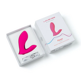 TESTER - FLEXER BLUETOOTH INSERTABLE DUAL PANTY VIBRATOR - PINK