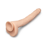 BONE - 17" DEEP-INSERT DILDO WITH REALISTIC BALLS AND SUCTION CUP