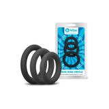 SNUG RING SWOLE - 3-PACK SNUG FIT THICK SILICONE COCK RING
