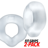 FIT GRIPS 2-pack ergo-fit cockrings CLEAR/CLEAR