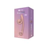 TESTER - SVibe Snail CURVE vibrator, peachy pink