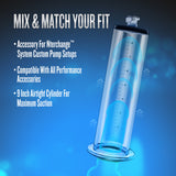Performance - 9" x 2.5" Penis Pump Cylinder - Clear