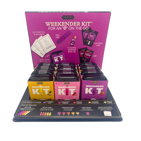 WEEKENDER KIT VIBE PREPACK 12 assorted units for sale  2-sided Display