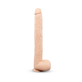 BONE - 17" DEEP-INSERT DILDO WITH REALISTIC BALLS AND SUCTION CUP