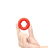 FLEX RING GRIP - ULTRA SOFT SILICONE COCK RING - RED