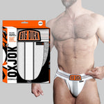 BULGER, the big pouch jock, WHITE SNOW, SMALL