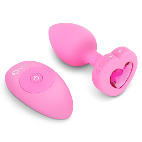 TESTER - VIBRATING HEART PLUG S/M