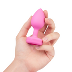 VIBRATING HEART PLUG S/M