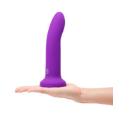 TESTER - DUO 2PC 5.5" & 7.75" SILICONE DILDO & HARNESS SET