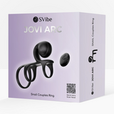 SVibe Snail JOVI Arc Couples Ring, noir haze