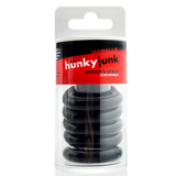 JACKER 5-STACK five-pack tube super-strong  cockrings BLACK