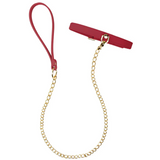 Temptasia Ardor - Silicone Collar & Leash - Red