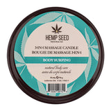 TESTER - Hemp Seed 3-in-1 Massage Candle Body Surfing 6oz