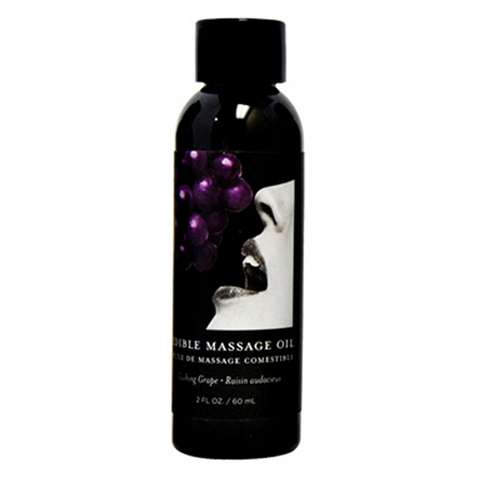 TESTER - Edible Massage Oil Grape 2 fl oz / 60 ml