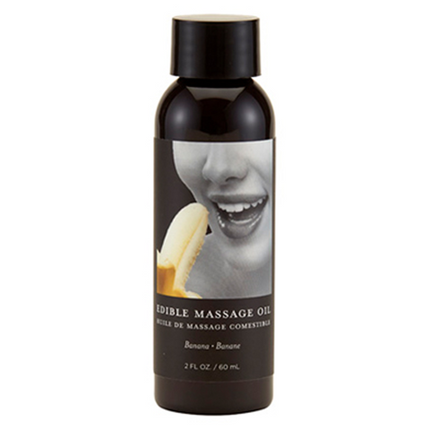 TESTER - Edible Massage Oil Banana 2 fl oz / 60 ml