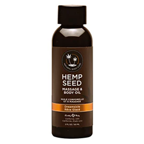 TESTER - Hemp Seed Massage & Body Oil Dreamsicle 2 fl oz / 60 ml