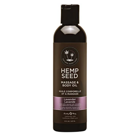 TESTER Hemp Seed Massage & Body Oil Lavender 8 fl oz / 237 ml