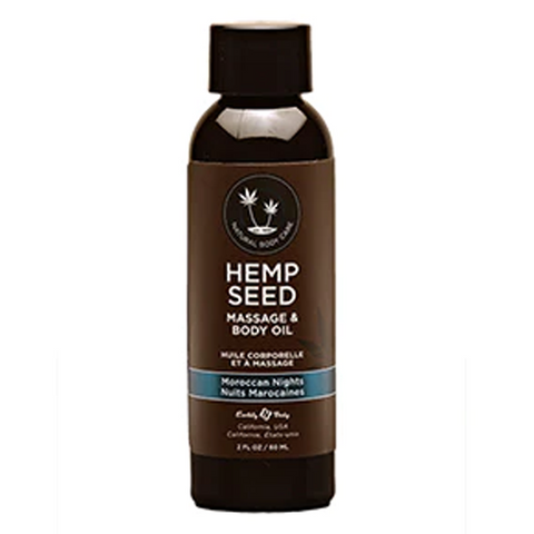 TESTER Hemp Seed Massage & Body Oil Moroccan Nights 2 fl oz / 60 ml -- Must be ordered in full cases