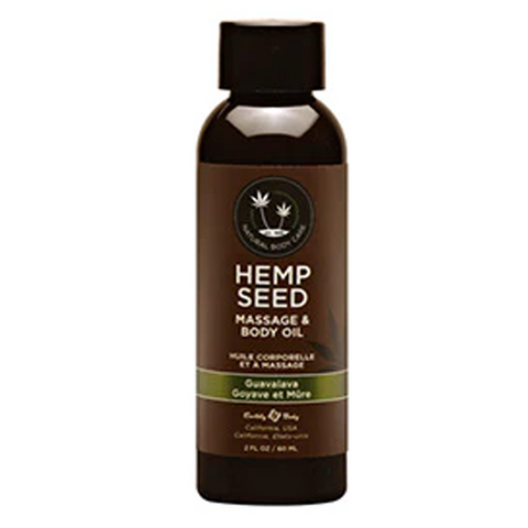 TESTER Hemp Seed Massage & Body Oil Guavalva 2 fl oz / 60 ml -- Must be ordered in full cases