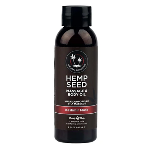 TESTER Hemp Seed Massage & Body Oil Kashmir Musk 2 fl oz / 60 ml