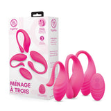 TESTER - MENAGE A TROIS REMOTE CONTROL ORGY EGG SET