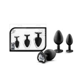 Luxe Bling Plugs Training Kit - White Gems 3pc