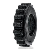 Plushy Single Ring Black Mica