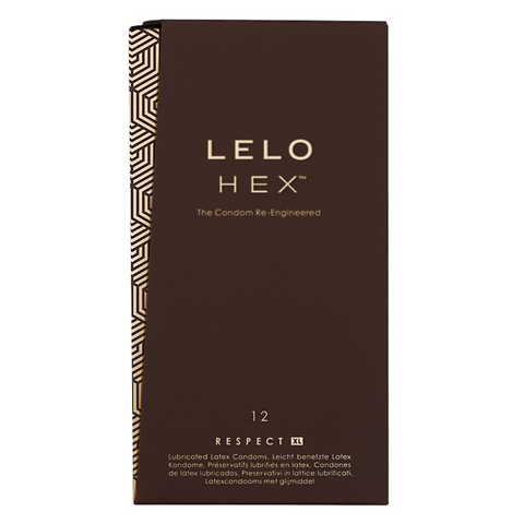 HEX Respect XL Condoms, 12 Pack