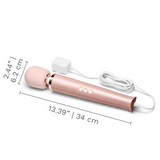 Plug-In Vibrating Massager - Rose Gold