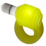 GLOWDICK, cockring with LED, YELLOW ICE