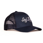 Hat - Blue/White