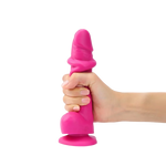 TESTER - SLIDING SKIN REALISTIC DILDO FUCHSIA S