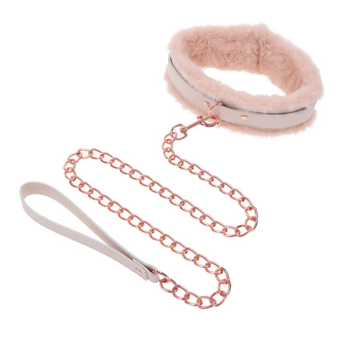 Peaches ‘n CreaMe Fur Collar & Leash