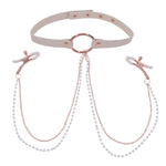 Peaches ‘n CreaMe Collar with Nipple Clamps