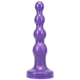 Tantus Silicone Large Ripple Butt Plug Midnight Purple