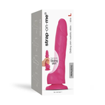 TESTER - SLIDING SKIN REALISTIC DILDO FUCHSIA - L