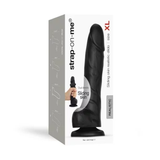 TESTER - SLIDING SKIN REALISTIC DILDO BLACK - XL