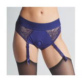 TESTER - HARNESS LINGERIE DIVA - XL - NIGHT BLUE