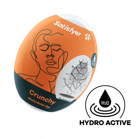Masturbator Egg Single (Crunchy) Orange