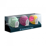 Masturbator Egg 3er Set (Riffle, Bubble, Fierce) Assorted