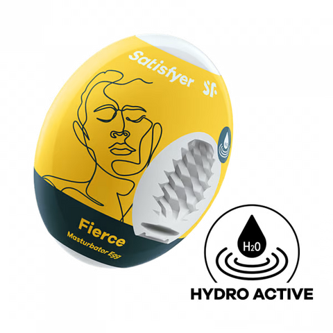 Masturbator Egg Single (Fierce) Yellow