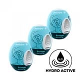 MASTURBATOR EGG 3ER SET (SAVAGE) LIGHT BLUE